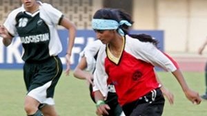 Defying fundamentalists, Afghan women's soccer team plays NATO team