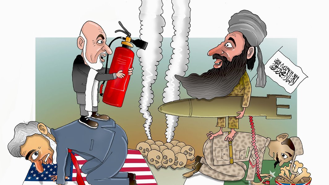 غنی و عبدالله: طالب و اخوانی نکتایی پوش