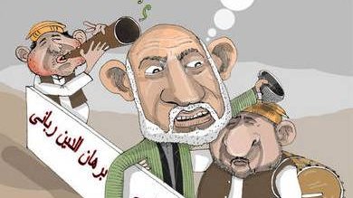 حکمتیار، ملا عمر، کرزی، ربانی و گل روی قوماندان قسیم فهیم