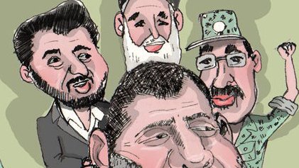 قوماندانان امنیتی در راه پارلمان