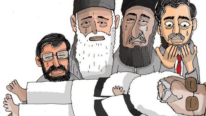 دیدار زاغ با زاغ و وداع با تروریست برجسته پاکستانی قاضی حسین احمد