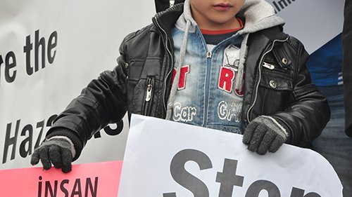 Protest against Hazara Kidnapping in Afghanistan