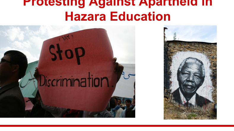 Protesting Against Apartheid in Hazara Education