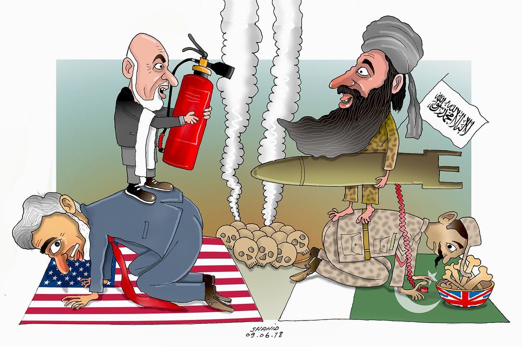 غنی و عبدالله: طالب و اخوانی نکتایی پوش