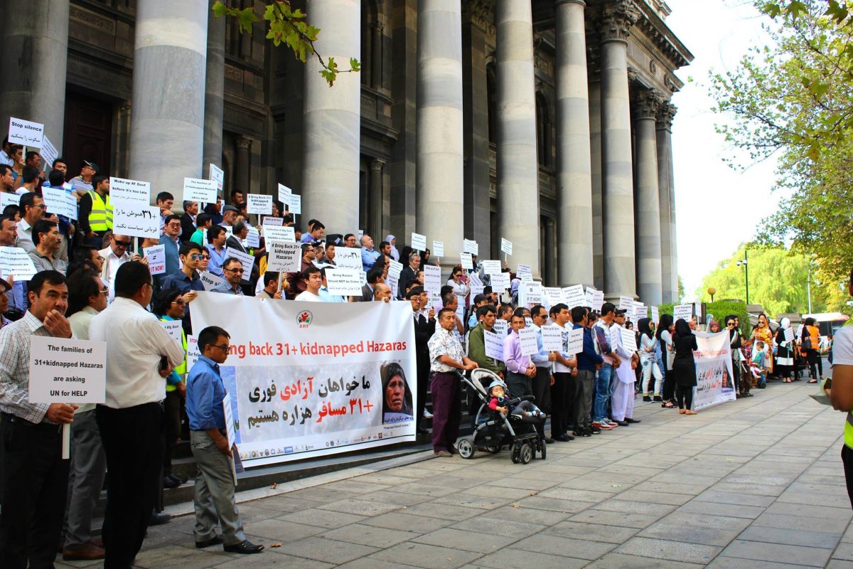 Nation-Wide Demonstration Over 31 Kidnapped Hazaras in Afghanistan and Forced Deportation 