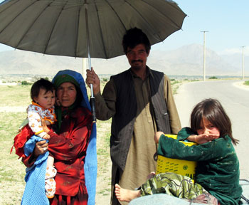 Afghan people just "part of the scenery"