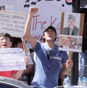 گزارش خبری و تصویری از تظاهرات لندن در واکنش به حملات وحشیانه کوچیها به بهسود و دایمرداد