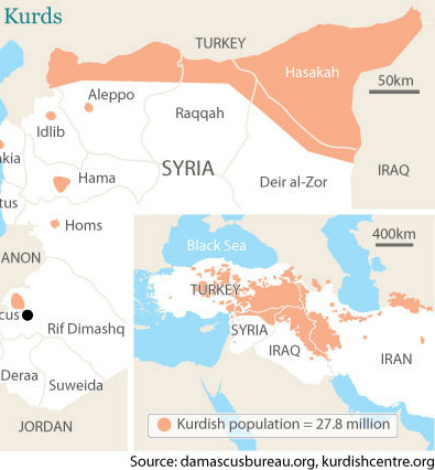 کردستان سوریه به طرف پیوستن به کردستان بزرگ؛ در افغانستان طرفداران تجزیه بیشتر می شود!