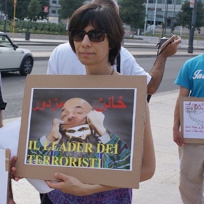 Italian Hazaras' protest in Milan Italy