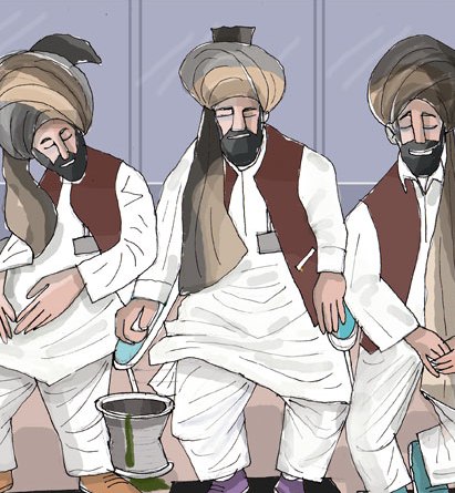 پلوها ره خوردیم، چلم ها ره زدیم، نسوارها ره انداختیم، پیسه ها ره گرفتیم و پیمان ره کدیم!