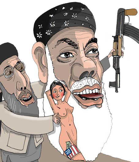 حج وکلای پارلمان و سنجاق شدن دختران خارجی به ریش حکمتیار و رفقا