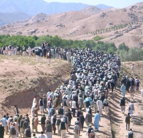اعتراض باشندگان دایکندی به حمله ی وحشیانه کوچی ها به دایمیرداد و بهسود