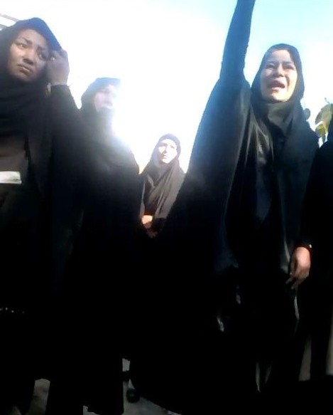 تهران: تجمع اعتراض آمیز پناهندگان افغانستانی مقابل دفتر کمیساریای سازمان ملل