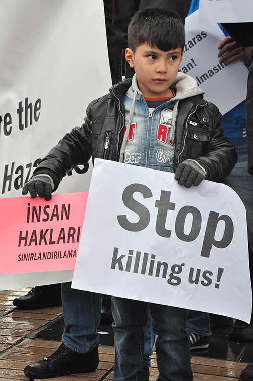 Protest against Hazara Kidnapping in Afghanistan