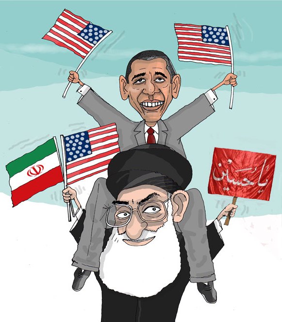 باراک اوباما و سید علی خامنه ای